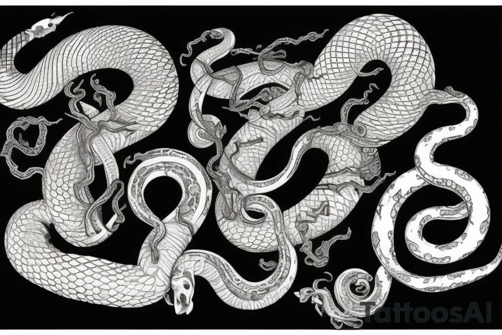 World serpent tattoo idea