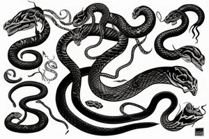 World serpent tattoo idea