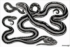 Snake tattoo idea