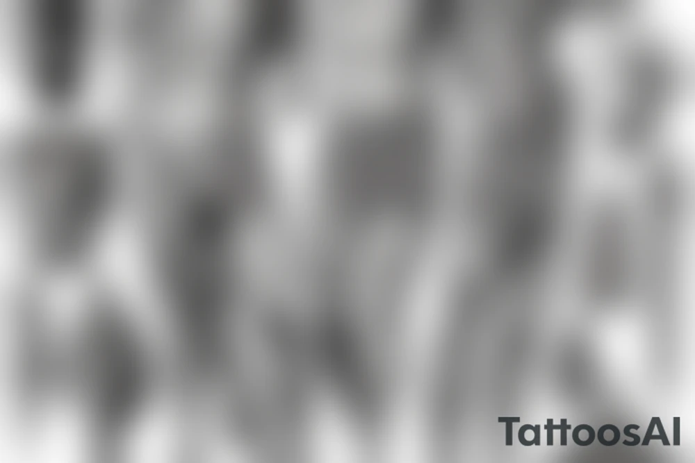 Apollo Greek statue surrounded by filigri tattoo idea Apollo Greek statue surrounded by filigri tattoo idea