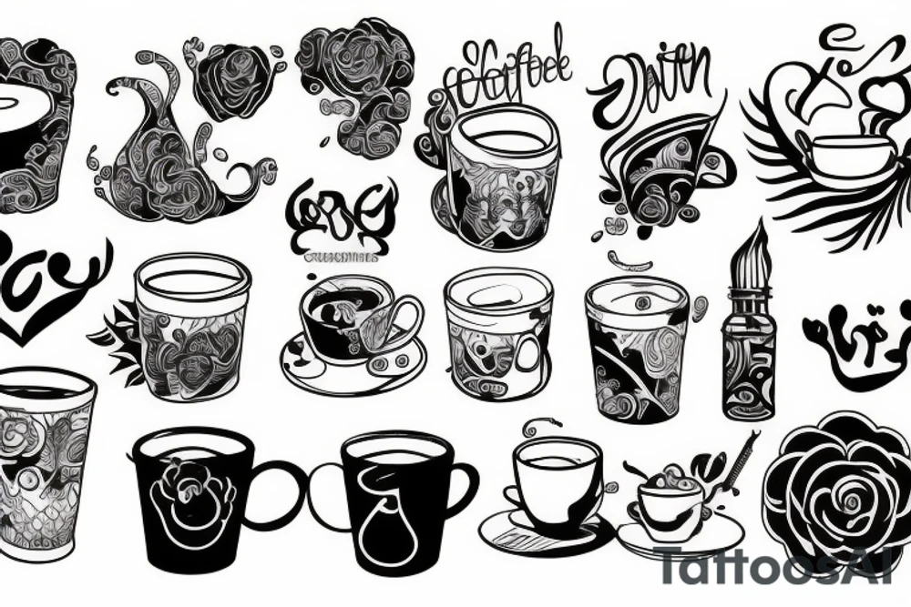 Caffeine tattoo idea