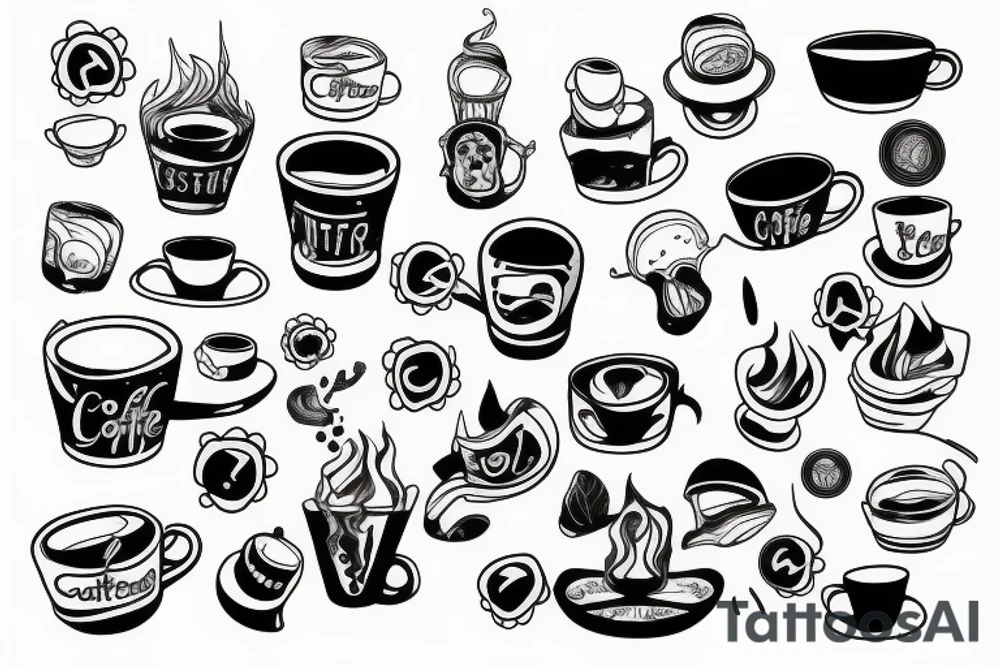 Caffeine tattoo idea