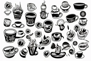 Caffeine tattoo idea