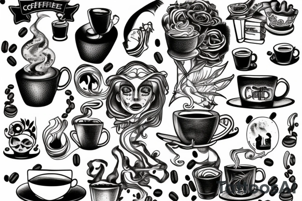 Caffeine tattoo idea