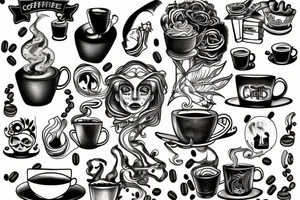 Caffeine tattoo idea