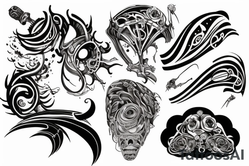 Clouds tattoo idea