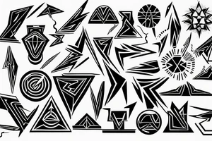 Lightning tattoo idea