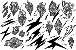 Lightning tattoo idea