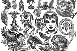 Athena tattoo idea