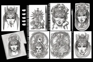 Athena tattoo idea