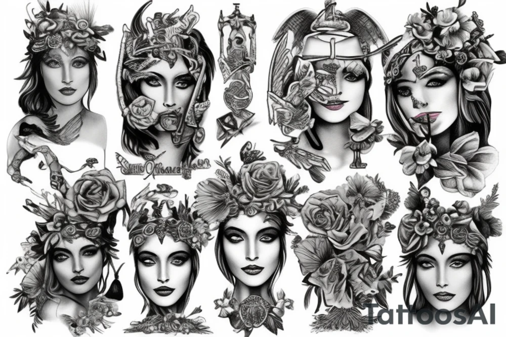Athena tattoo idea