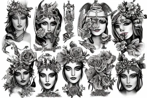 Athena tattoo idea