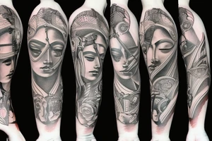 Athena tattoo idea