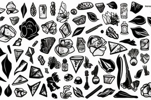 ice growing tattoo idea