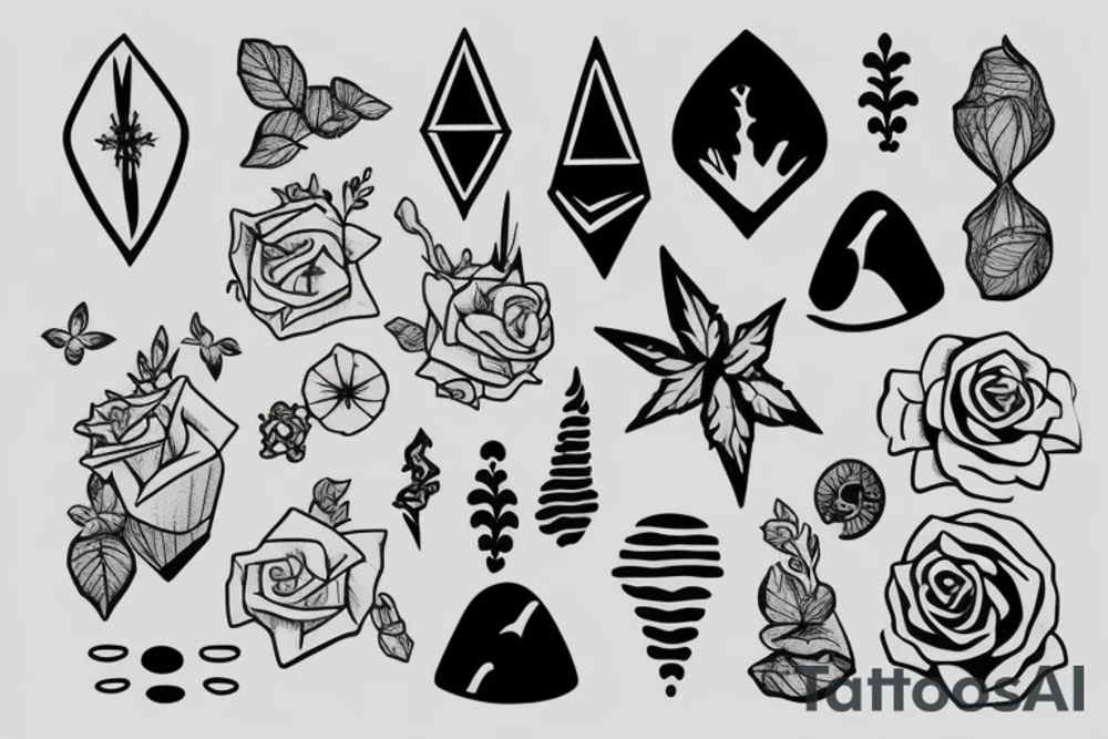 ice growing tattoo idea