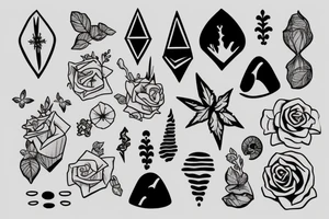 ice growing tattoo idea
