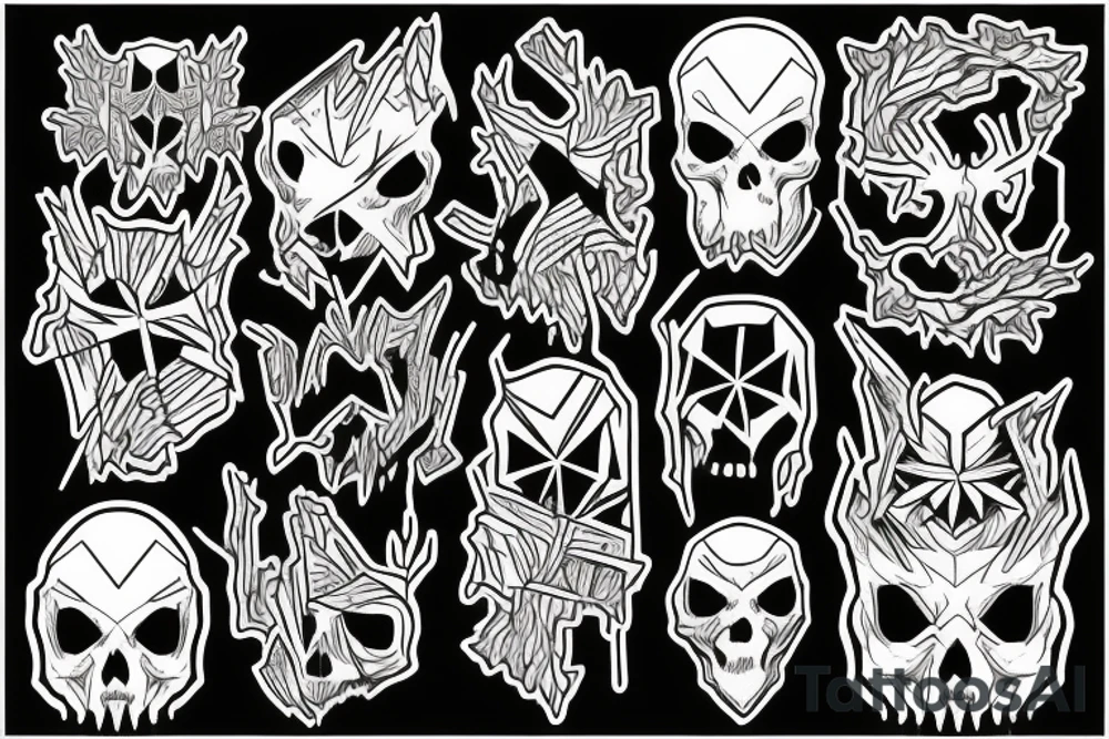 dead forest tattoo idea