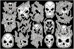 dead forest tattoo idea