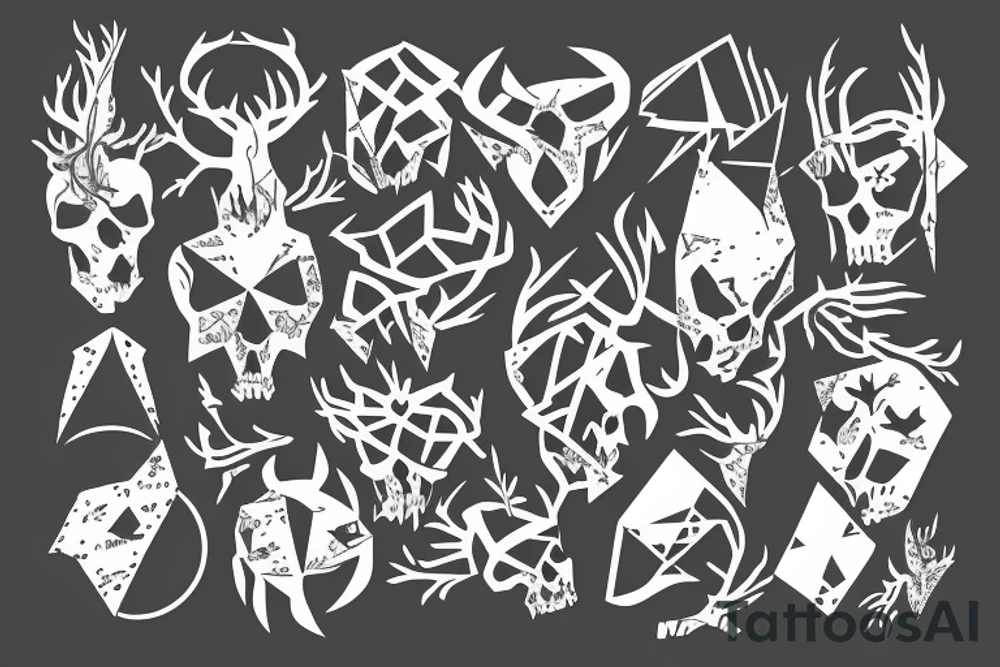 dead forest tattoo idea