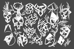 dead forest tattoo idea