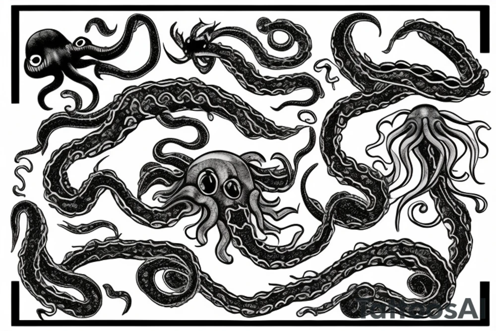 kraken tattoo idea