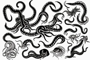 kraken tattoo idea