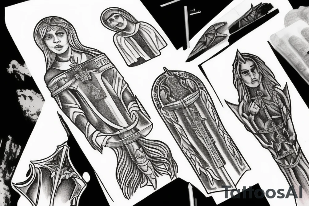 Joan of Arc tattoo idea