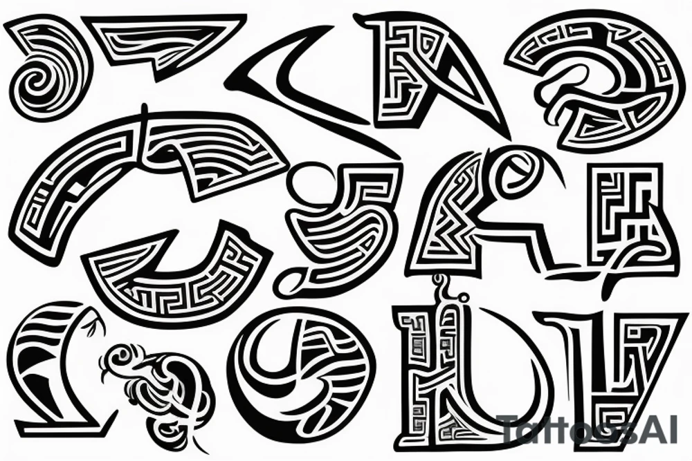 greek letter omega tattoo idea