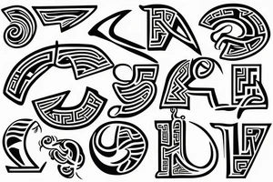 greek letter omega tattoo idea