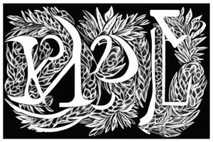 greek letter omega tattoo idea