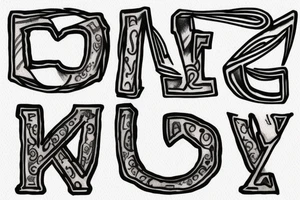 greek letter omega tattoo idea