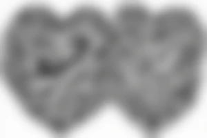 Heart with swirls tattoo idea