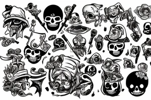 jolly roger tattoo idea