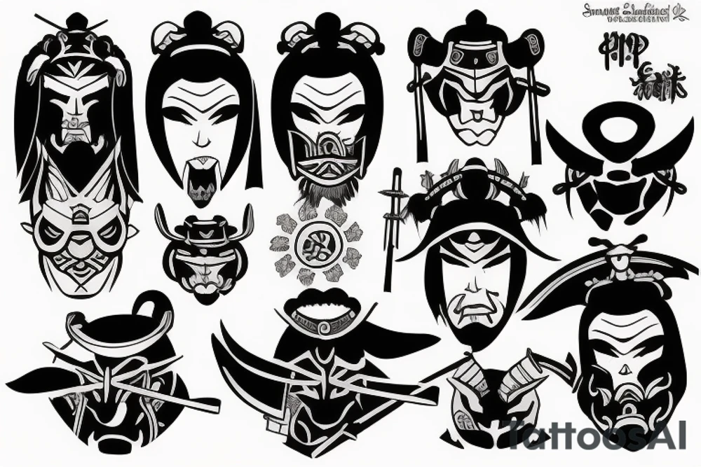 samurai tattoo idea