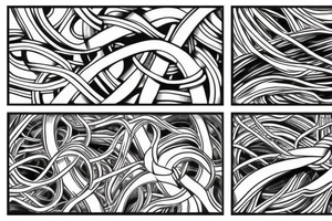 Wiring and vines competing for space tattoo idea