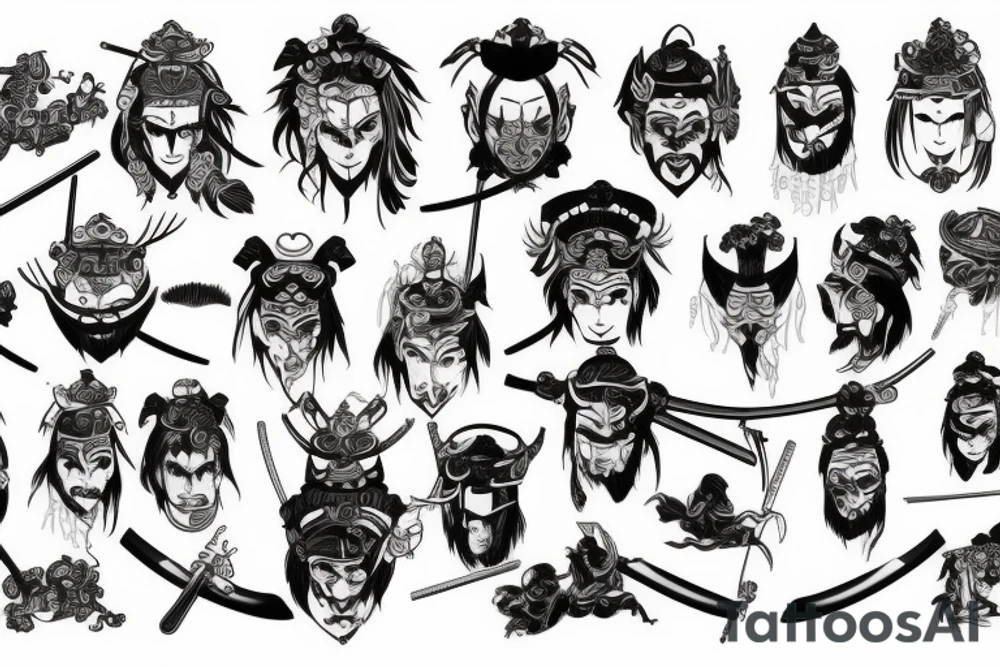 samurai tattoo idea