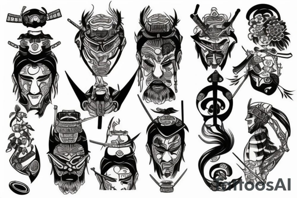 samurai tattoo idea
