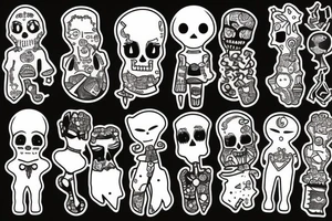voodoo doll pins tattoo idea