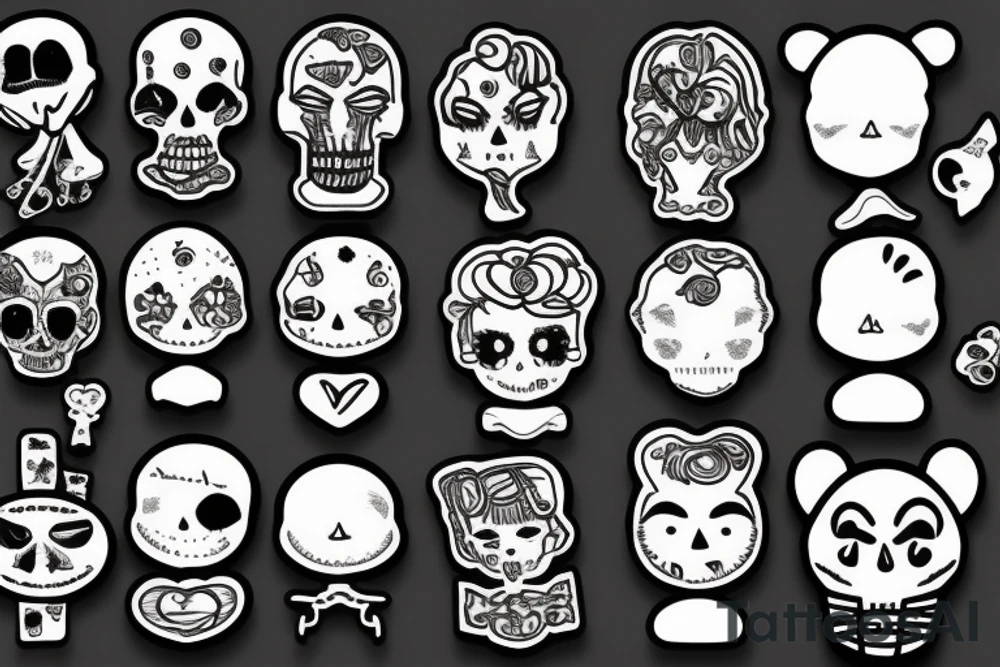 voodoo doll pins tattoo idea