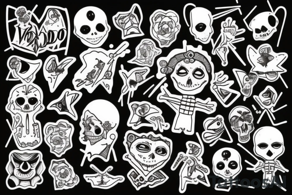voodoo doll tattoo idea