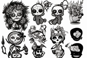 voodoo doll tattoo idea