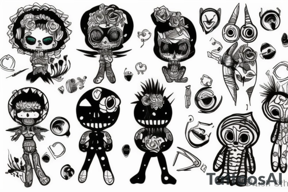 voodoo doll tattoo idea