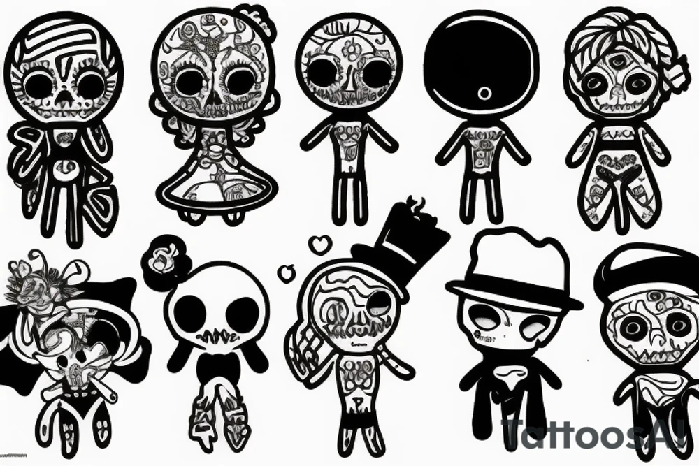 voodoo doll tattoo idea