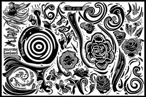 the word JANE emboss tattoo idea