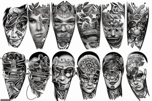 Microchip tattoo idea