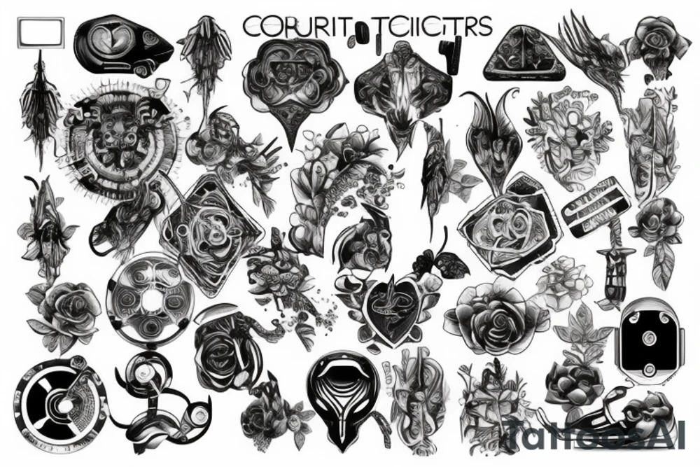 Circuit tattoo idea