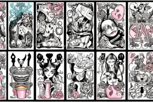 Alice in Wonderland tattoo idea