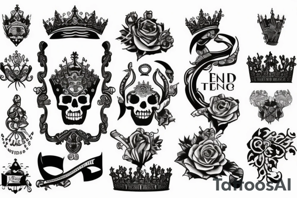 End of monarchy tattoo idea