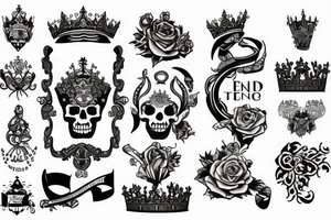 End of monarchy tattoo idea