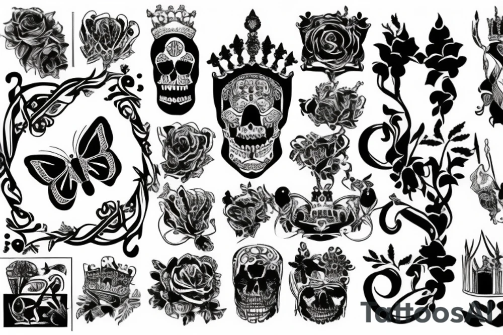 End of monarchy tattoo idea